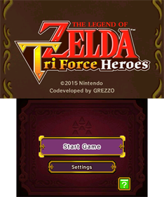 The Legend of Zelda: Tri Force Heroes - Screenshot - Game Title Image