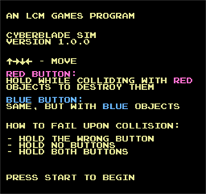 Cyberblade - Screenshot - Game Title Image