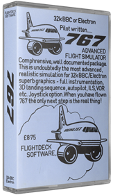 767 Advanced Flight Simulator - Box - 3D Image