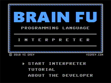 Brain Fu Programming Language Interpreter - Screenshot - Game Title Image