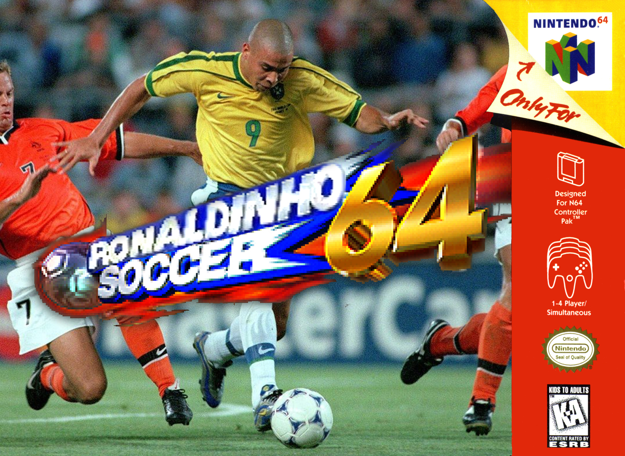 HAHAHAHA! RONALDINHO SOCCER! (International Superstar Soccer 64)