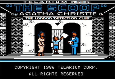 The Scoop: Agatha Christie - Screenshot - Game Title Image