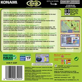 International Superstar Soccer - Box - Back Image