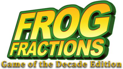 Frog Fractions: Game of the Decade Edition - Clear Logo Image