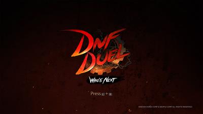 DNF Duel: Who's Next - Screenshot - Game Title Image