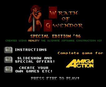 Wrath of Gwendor: Special Edition '96 - Screenshot - Game Title Image