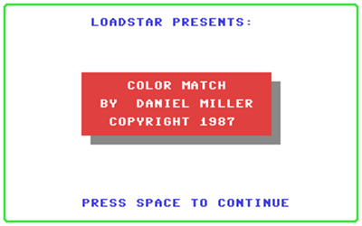 Color Match - Screenshot - Game Title Image