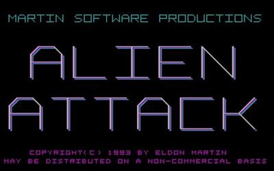 Alien Attack - Screenshot - Game Title Image