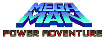 Mega Man Power Adventure - Clear Logo Image