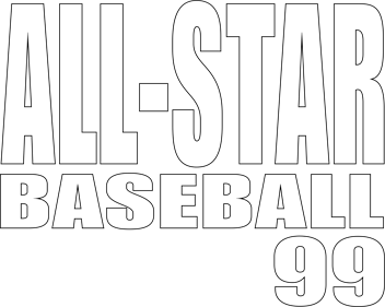 All-Star Baseball '99 - Clear Logo Image