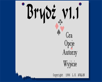 Brydż - Screenshot - Game Title Image