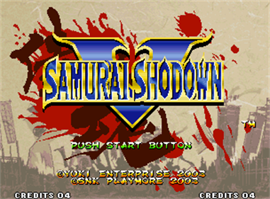 Samurai Shodown V - Screenshot - Game Title Image