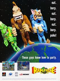 Rampage World Tour - Advertisement Flyer - Front Image