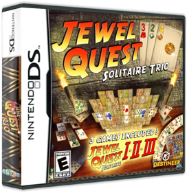 Jewel Quest Solitaire Trio - Box - 3D Image