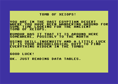 Tombs of Xeiops - Screenshot - Game Title Image