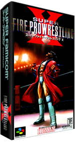 Super Fire Pro Wrestling X - Box - 3D Image