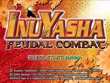 InuYasha: Feudal Combat - Screenshot - Game Title Image
