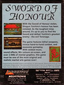 Sword of Honour - Box - Back Image