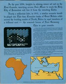 Knights of the Desert: The North African Campaign of 1941-43 - Box - Back Image