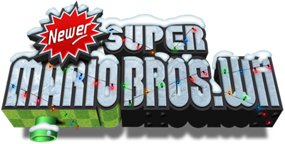 Newer Super Mario Bros. Wii: Holiday Special - Clear Logo Image