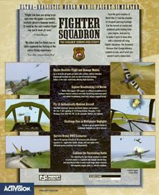 Fighter Squadron: The Screamin' Demons over Europe - Box - Back Image