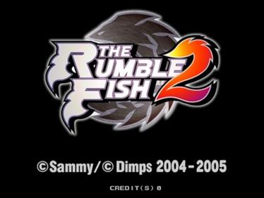 The Rumble Fish 2 - Screenshot - Game Title Image