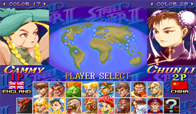 Super Street Fighter II Turbo: New Legacy - Screenshot - Game Select Image