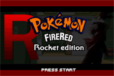 Pokémon FireRed: Rocket Edition - Screenshot - Game Title Image