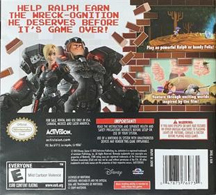 Wreck-It Ralph - Box - Back Image