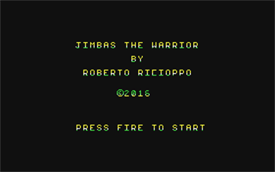 Jimbas the Warrior - Screenshot - Game Title Image