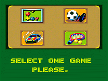 Sega Game Pack 4 in 1 - Screenshot - Game Select