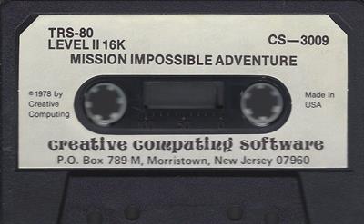 Mission Impossible - Cart - Front Image
