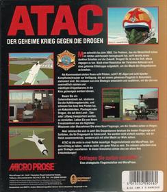 ATAC: The Secret War Against Drugs - Box - Back Image