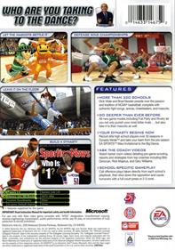 NCAA March Madness 2004 - Box - Back Image