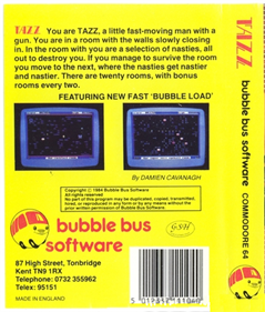 Tazz - Box - Back Image
