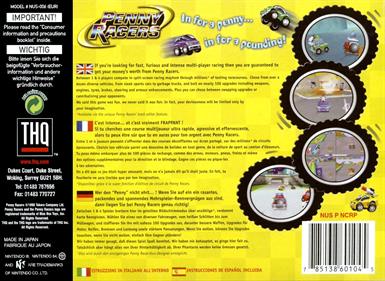 Penny Racers - Box - Back Image