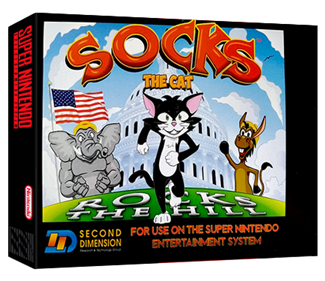 Socks the Cat Rocks the Hill - Box - 3D Image