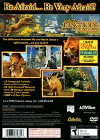 Cabela's Dangerous Hunts 2009 - Box - Back Image