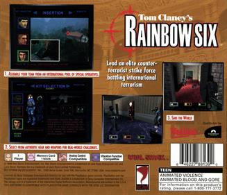 Tom Clancy's Rainbow Six - Box - Back Image