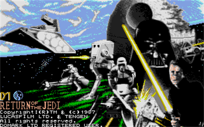 Star Wars: Return of the Jedi - Screenshot - Game Title Image