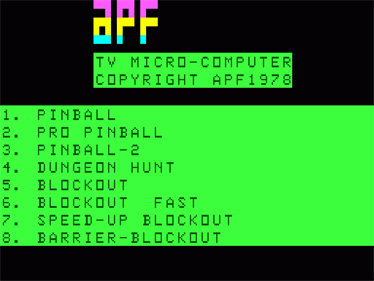 Pinball / Dungeon Hunt / Blockout - Screenshot - Game Title Image