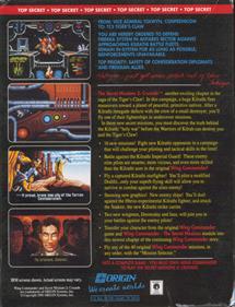 Wing Commander: The Secret Missions 2: Crusade - Box - Back Image