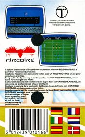 On-Field Football - Box - Back Image