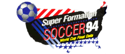 Super Formation Soccer 94: World Cup Final Data - Clear Logo Image