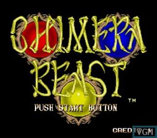 Chimera Beast - Screenshot - Game Title Image