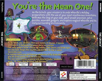 The Grinch - Box - Back Image