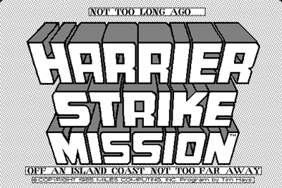 Harrier Strike Mission - Screenshot - Game Title Image