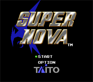 Super Nova - Screenshot - Game Title Image