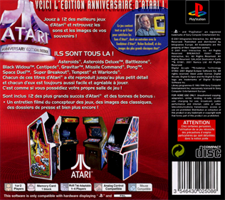 Atari Anniversary Edition Redux - Box - Back Image