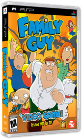 Family Guy Video Game! - Box - 3D Image